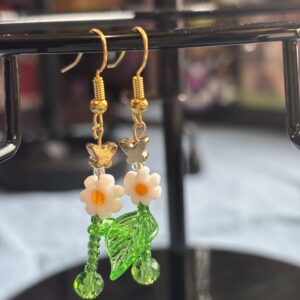 Butterfly Daisy Garden Earrings