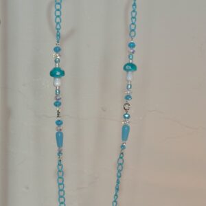 Aqua Toadstool Glasses Chain