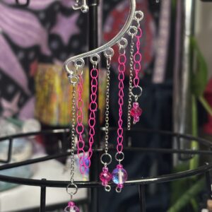 Electric Blush Drip Ear Cuff